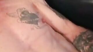 Mustached Hunk Jerks Off Big Dick - Close-Up POV Masturbation Session