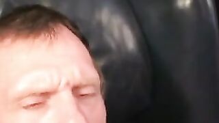 Mustached Hunk Jerks Off Big Dick - Close-Up POV Masturbation Session