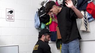 Guard On Duty - Anal Creampie For Shoplifters Sonia Sky & Alexis Crystal