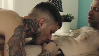 Muscle Daddy Tristan J axx Roughly Dominates Hairy Bear Zach Bishops Ass
