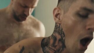 Muscle Daddy Tristan J axx Roughly Dominates Hairy Bear Zach Bishops Ass