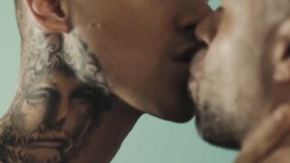 Muscle Daddy Tristan J axx Roughly Dominates Hairy Bear Zach Bishops Ass