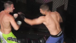 Boxer's Sweat-Filled Workout With Boxers Shorts And Gloves - Pole Dance Fitness