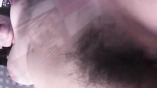 Rough Panties Off - Busty Asian Girl Gets Her Hairy Bush Shaved In Rear View