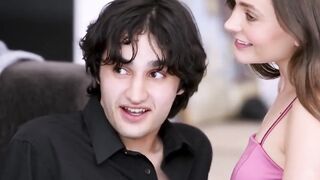 Teens Share A Wild Threesome With Step-Dad