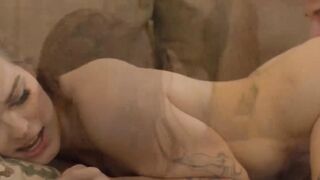 Passionate Anal Sex With Hot Transgender Wife - Crossdresser Fucks His Husband