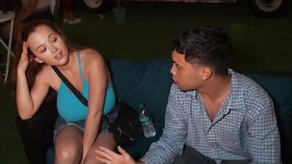 Bold & Beautiful - Public Striptease with Big Boobs Girl Next Door