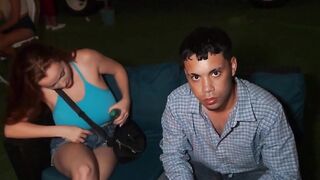 Bold & Beautiful - Public Striptease with Big Boobs Girl Next Door