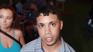 Bold & Beautiful - Public Striptease with Big Boobs Girl Next Door
