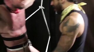 Muscle-Bound Electro Domination - Fetish Fantasy with Submissive Guy