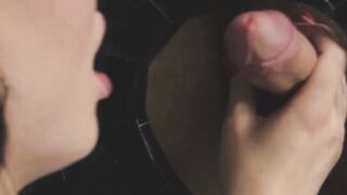 Wickedly Hot - Glory Hole Blowjob with Transgender Beauty