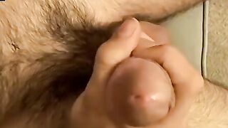 Hairiest Straight Guy Jerks Off & Blasts A Massive Load