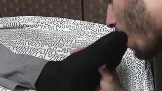 Foot Fever Dreams #2 - Foot Worship in Bed with Hot Guy Sniffing & Licking Feet