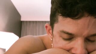Raw Rimjob Romance: Hot Muscular Hunks Fuck Hard In Hotel Room
