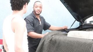 Interracial Taboo - Step-Mom's Creamped Teen Son Gets Rough Sex Lesson