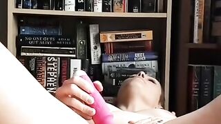 Tatted-Up MILF Rides Massive Vibrator to Earth Shaking orgasm