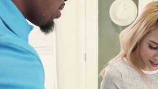 Black Stud Gives Asian Slut A Rough Fucking Experience