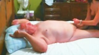 Grandma's Blow Job - Old Granny Gets A barely legal Guy To Fuck Her