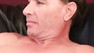 Bald Guy's Big Dick Explosive Orgasm - Gay Porn HD