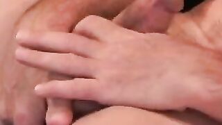 Bald Guy's Big Dick Explosive Orgasm - Gay Porn HD