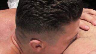 Hunks Swallowing Each Other's Load in Intense Anal Sex