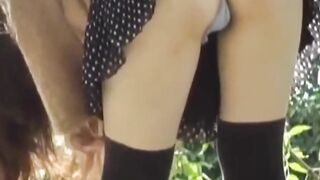 Asian Spies - Babes in Skirts Uncover Secret Agent's homemade
