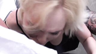 Blond Bombshell Gretta Fass Gets Her Sweet Little Pussy Violated By Huge Dick