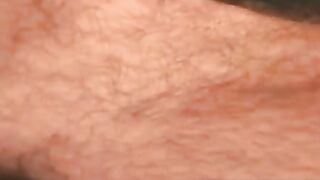 Masturbating Hairy Old Man Shoots Big Load After Job Interview