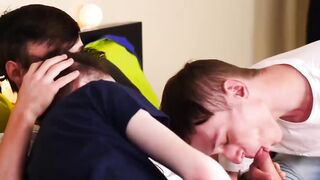 Threesome Frenzy! Raw Anal Action with Chris Summers & Co.