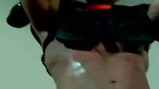 Dominatrix BDSM Mistress Tormenting Submissive Slave's Body And Mind
