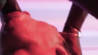 Throat Fuck Fest! Huge Load Dump in Gays Mouth By Black Stud