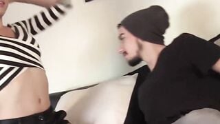 Asian Transgender Babe Plays with Her Ass Before Fucked Hard By Hunk
