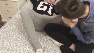 Hot MILF Facesitting Blowjob & Hardcore Anal Railing - Sensual Foot Job with Toe Licking! (NSFW)