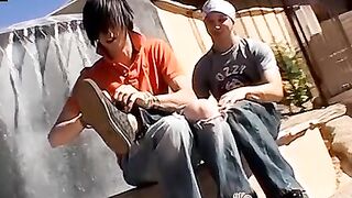 Twink Tease & Threesome - Hot Guys Share Intense Sexual Energy