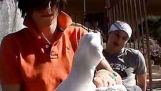 Twink Tease & Threesome - Hot Guys Share Intense Sexual Energy