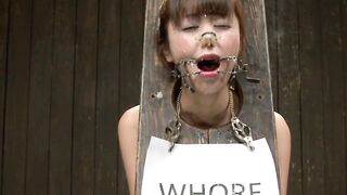 Bound And Gagged - Busty JAV Star Marcia Hases Gets A Mess Of Hot Sperm