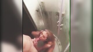 Blondes Get Wet & Wild - Sexy MILF Fucks Her Step-Son in Bathroom