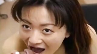 Japanese Cougar Delights In A Wild Threesome Adventure