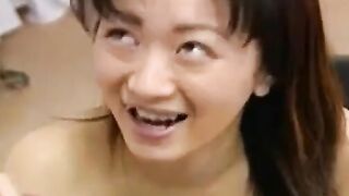 Japanese Cougar Delights In A Wild Threesome Adventure