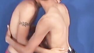 Twinks Double Stuffed Anal Threesome - Hardcore Fuck Fest