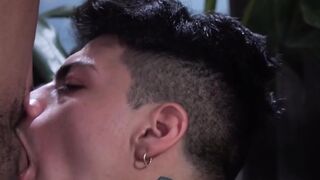 Ink-Stained Hunks - Bare Back Fuck Fest with Hot Couple