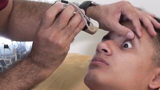 Horny Doctor Dominates Twinks Ass in Examination Room