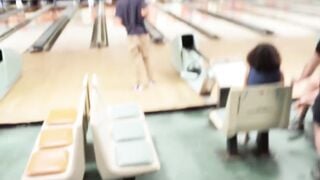 Bowl-Her-Over! - Gabby Ortega Rides A Dick In Bowling Alley And Gets Sloppily Fucked