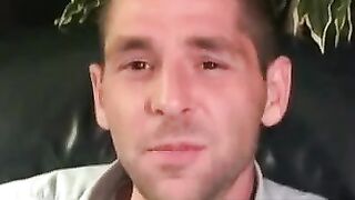 Hairy Hunks Jerk Off In Interview Room