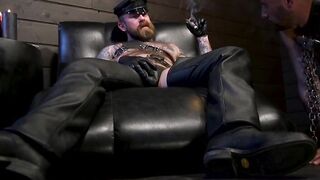 Bondage Suspension Orgy with Mistresses Dominating Submissive Slaves