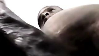 Black Stud Masturbation & Sucking From Old White Guy