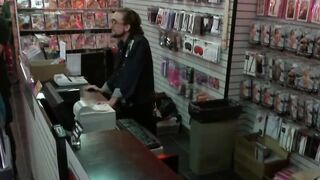 Public Porn Shop Freak Show - Busty Blonde MILF Gina Dimarco Gets Creampied