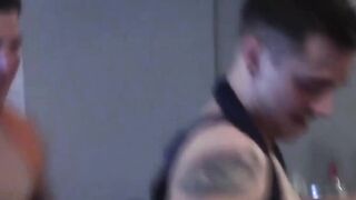 Fraternity Initiation - Raw Hazing Scene With Older Guy And Freshmen