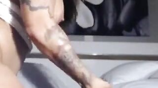 Latino Guy's Hot Wife Shows Off Her Bouncy Booty in an Erotic Dance