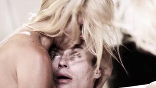 Step-Mom's Hot Blonde Daughter Gets Fucked Hard By Stepbrother In POV